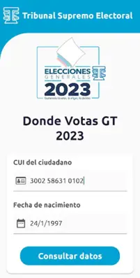 Donde Votas GT 2023 android App screenshot 1